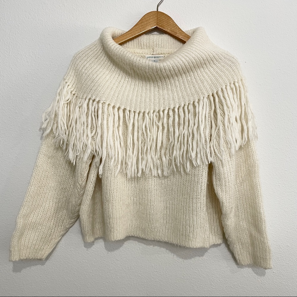 Vintage Jamie Scott 80s Fringe Sweater